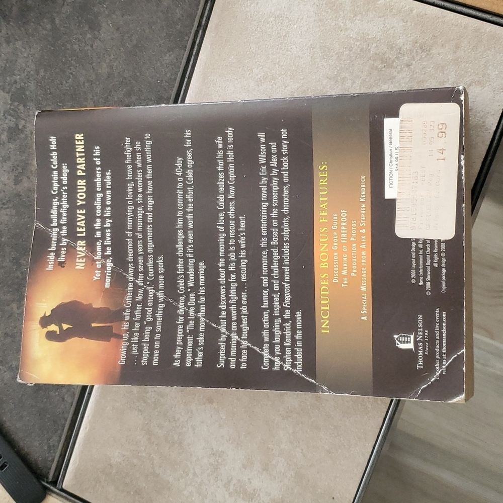Fireproof soft back book - Picture 2 of 2